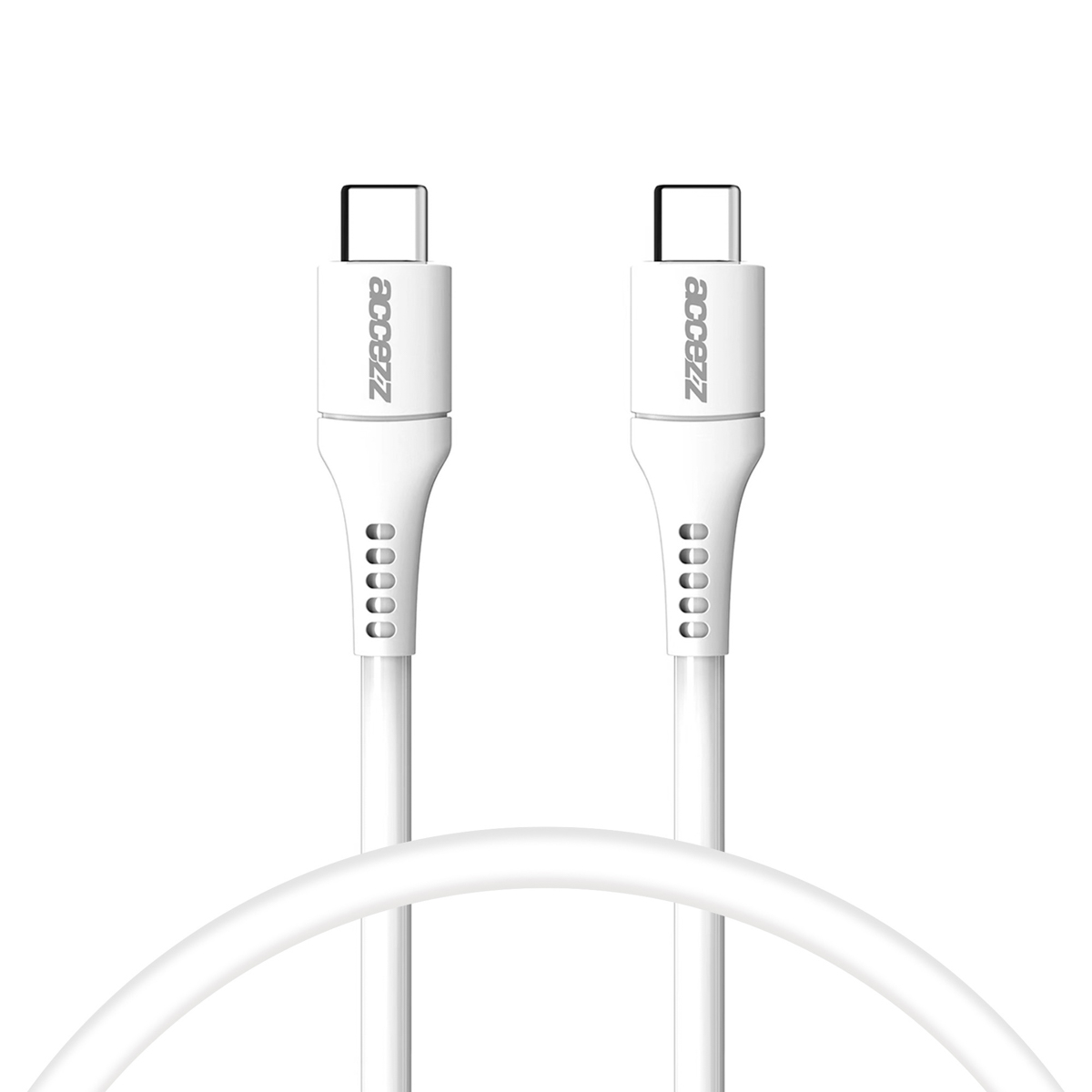 Accezz USB-C- auf USB-C-Kabel - 0,2 m - Weiß Accezz USB-C- auf USB-C-Kabel - 0,2 m - Weiß