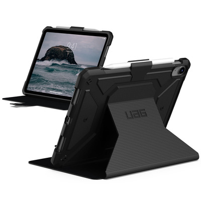 UAG Metropolis Klapphülle für das Apple iPad 11 (2025) 11 Zoll A16 / iPad 10 (2022) 10.9 Zoll - Schwarz