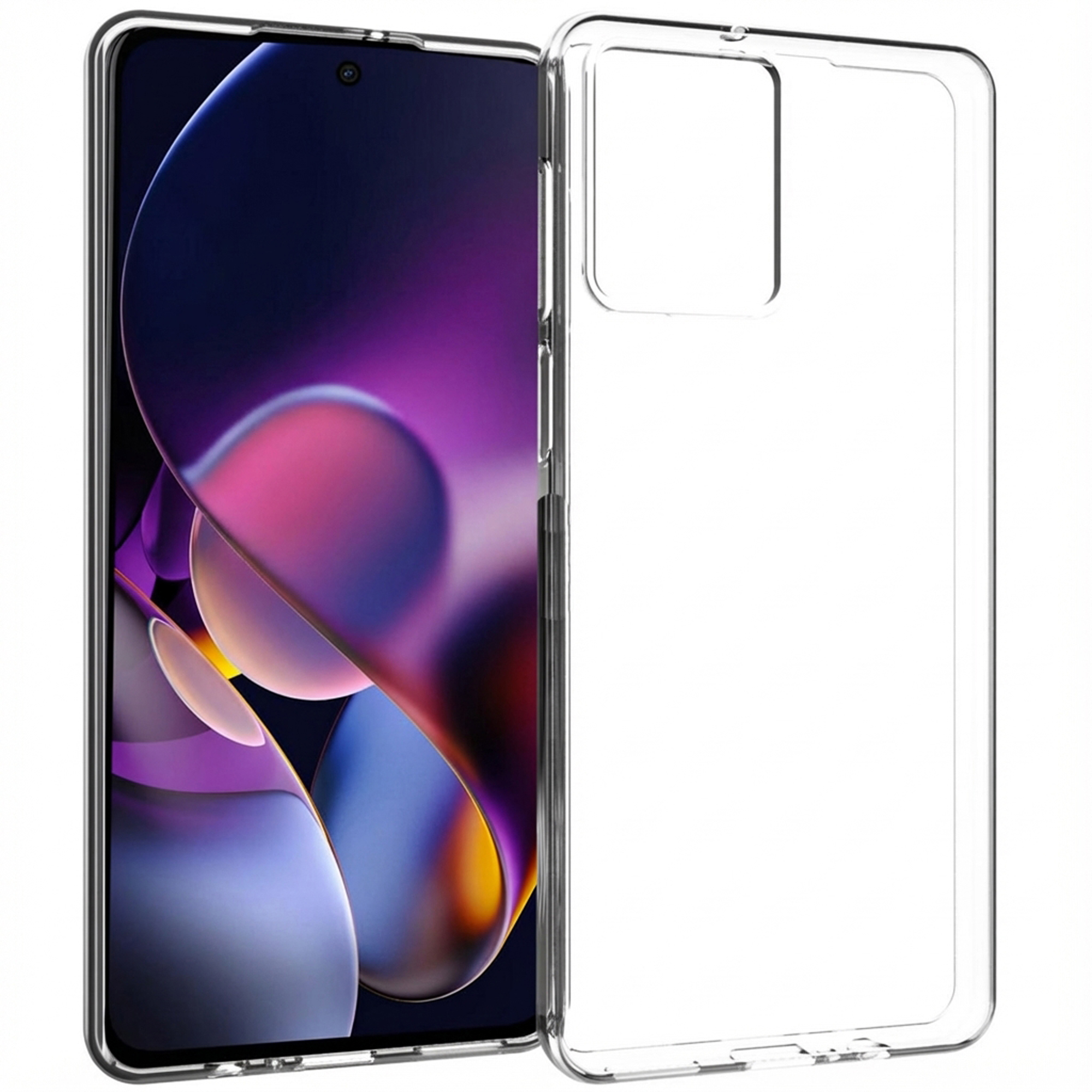 Accezz Clear TPU Backcover Motorola Moto G54 - Transparent