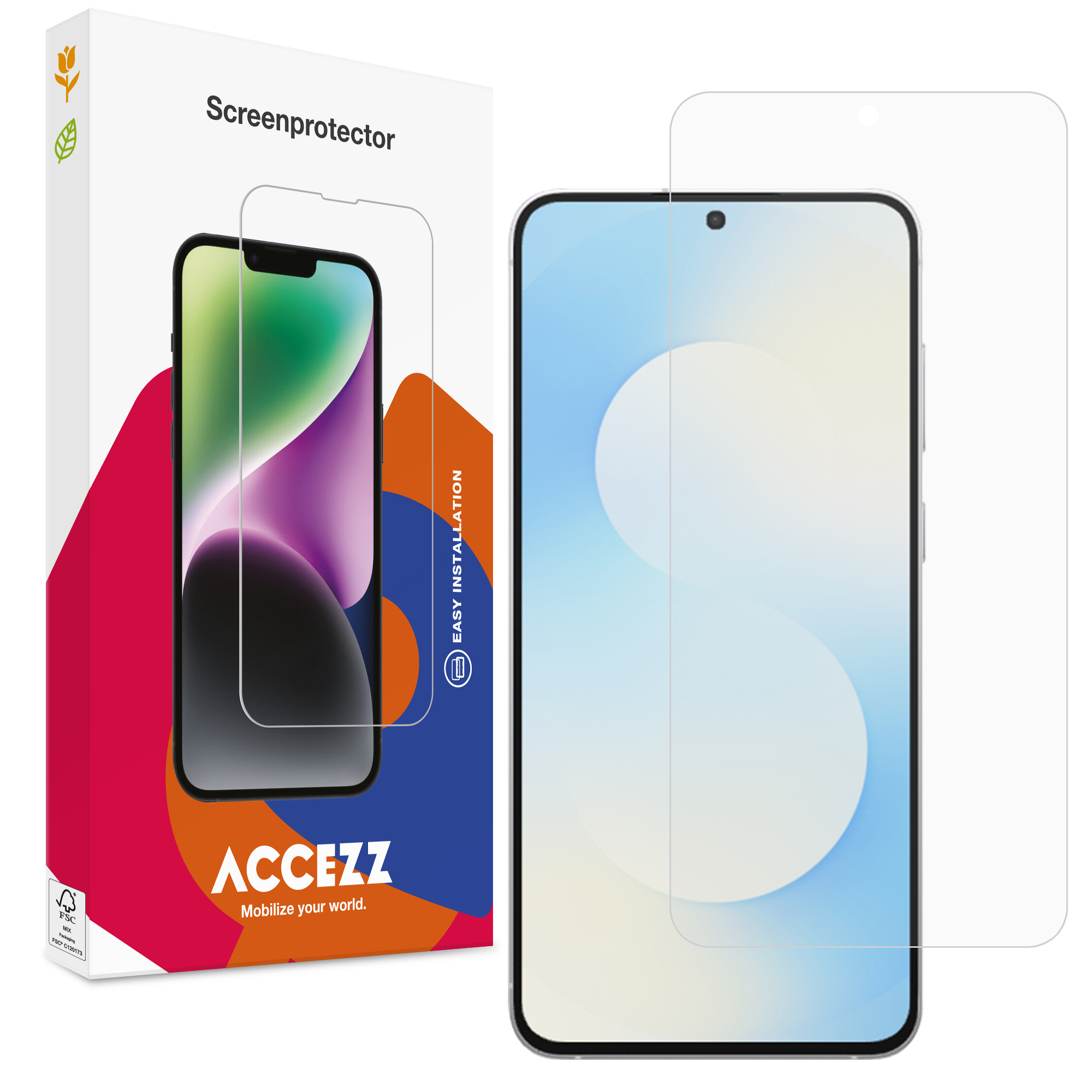 Accezz Screen Protector aus gehärtetem Glas Samsung Galaxy S25 FE / A57